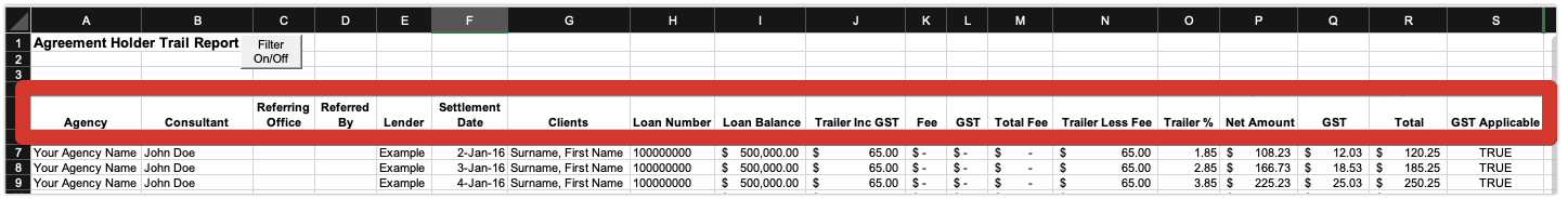 Broker Monthly Trail Report Template For Choice